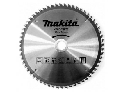 MAKITA D-72970 Pílový kotúč na hliník 190x30mm 60z