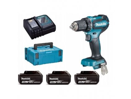 MAKITA DDF485RF3J aku. skrutkovač 3x3,0Ah 18V