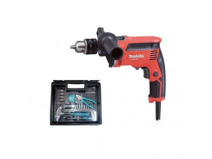 MAKITA M8103KX2 el. príklepová vŕtačka + sada náradia