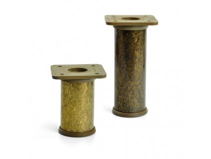 Nastaviteľná noha PVC, patina - bronz, okrúhla, priemer 40 mm