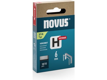 NOVUS Spony H 37/6 supertvrdé, bal. 1800 ks, 042-0784