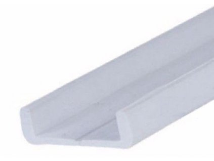 Pojazdové profily pre dosky z laminátu sada horný a dolný profil P21 A+B biela 2m