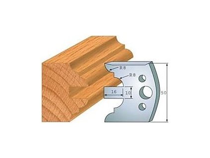 Profilový nôž 50 mm F026-522 / obmedzovač F027-522