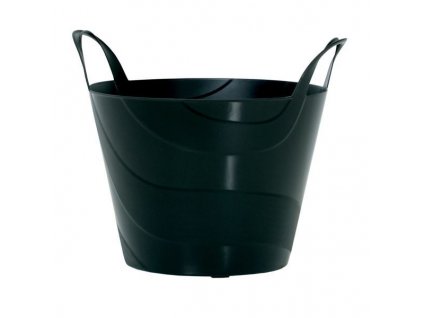 PROSPER Plastový multifunkčný kôš BILLY, farba čierna