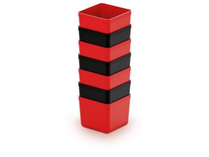 PROSPER Sada plastových boxov na náradie 7-dielna UNITE BOX 55x55x165 červené KBS55-3020