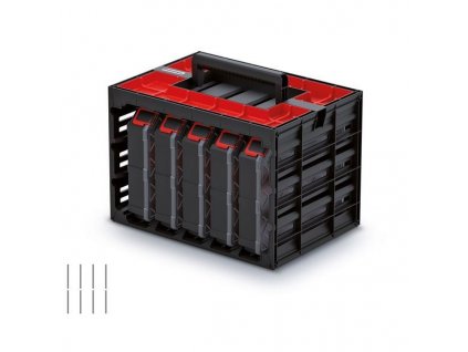 PROSPER Skrinka s 5 organizérmi (prepážky) TAGER CASE 415x290x290 KTC30256S-S411