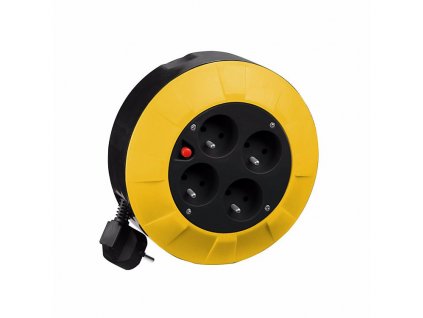 PROTECO KAB004-4 kábel na bubne 4 m, 4 zásuvky