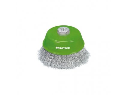PROTECO Misková kefa 100 mm x M14 - 0,35 NEREZ 10.231-100-NER