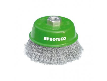 PROTECO misková kefa 75mm x M14 - 0,35 mm NEREZ 10.231-075-NER