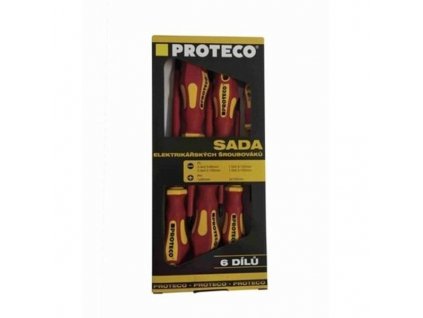 PROTECO sada elektrikárskych skrutkovačov 6-dielna PL+PH 10.07-990-09