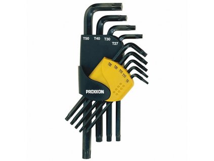 Proxxon 23944 sada L klúčov TORX 9-dielna