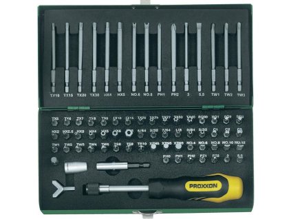 PROXXON sada bitov 75-dielna 1/4" 23107