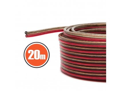 Reproduktorový kábel, dvojlinka 2x1,0mm2  bal. 20m NX20024X20