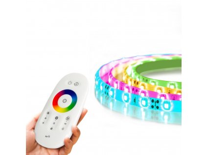 RGB LED pás - "MagicControl" - 5 m - 100+ programov , dotykový ovládač - IP65 55843
