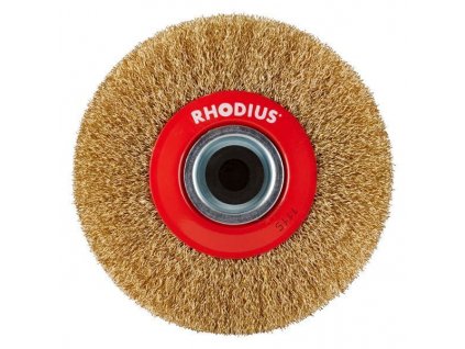 RHODIUS Rotačná kefa s vlnitým oceľovým drôtom