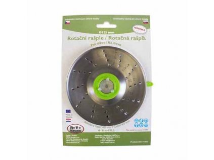 ROTO Rašpľa rotačná 125 x 22,2 mm - 4,0mm - čepeľ ROTO12540