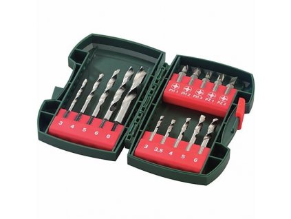 Sada bitov a vrtákov III Metabo 15 ks 630453000