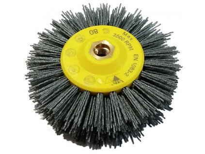 SIA Kartáč nylonový okružný M14 140x30mm, zrno 80, 0362