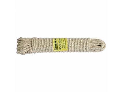 Šnúra Cloth-Line 20 m/4 mm, Bavlna, biela 217633