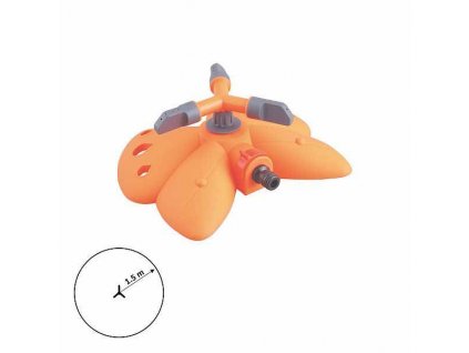 Stacionárny zavlažovač, 3-tryskový, motýľ 7241002