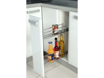 STARAX Výsuvný kôš bočný do skrinky 15 cm s ložiskovým výs. S-2211-c