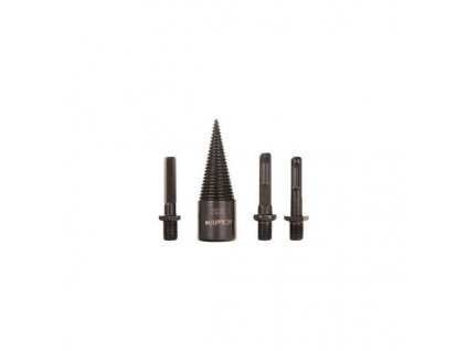 Štiepací tŕň do dreva Ø32mm + 2x adaptér SDS-plus a 1x HEX-6HRAN K02395