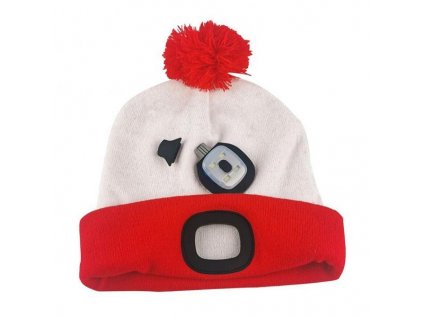 STREND PRO Čiapka so svetlom X-MAS bielo-červená L 3133510