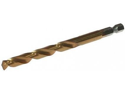 MAKITA Vrták do kovu HSS-TiN so stopkou 1/4"