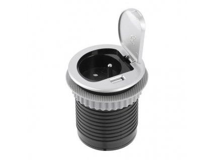 Zásuvka CHARGE MINI 1 x 220 V + USB GTV 5388-2