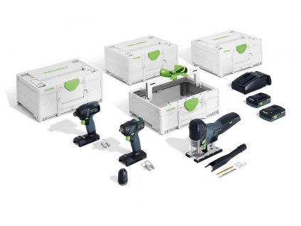 FESTOOL Aku. sada Combo na montážne práce TID 18/TXS 18/PSC 420/TB M 137 578026 DOPREDAJ