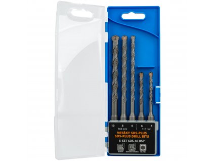 NAREX Sada vrtákov do betónu SDS plus 4BRIT 5-dielna 65405610 AKCIA !
