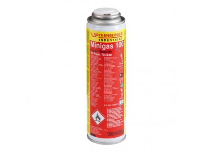 Rothenberger Plynová kartuša Minigas 30% propán, 70% bután, 150ml závit 7/16" 35504