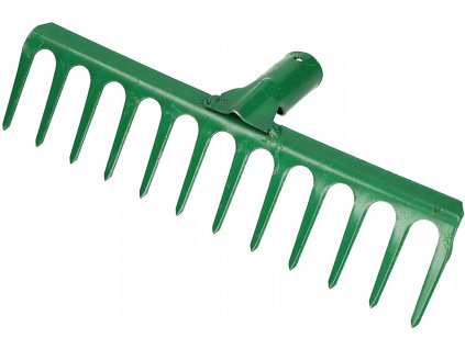 HRABLE ZAHRADNE 310MM 12 ZUBOVE KOVOVE ZELENE