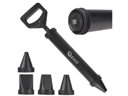 GEKO Pištoľ vytláčacia 850 ml s 4 koncovkami na stavebné hmoty G00669