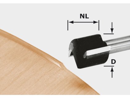 Festool Lícovacia fréza HW D 19/16 S8 OFK 700