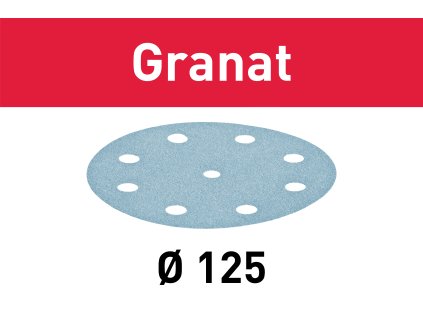 Festool Brúsny kotúč Granat STF D125/8 P500 GR/100