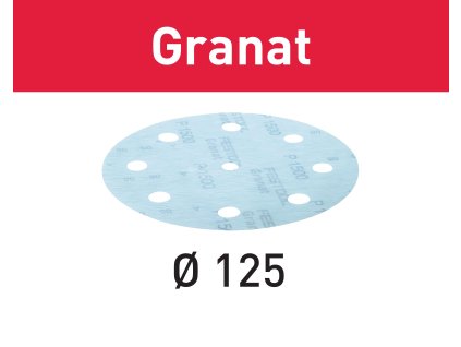 Festool Brúsny kotúč Granat STF D125/8 P800 GR/50