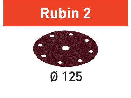 Festool Brúsny kotúč Rubin 2 STF D125/8 P120 RU2/10
