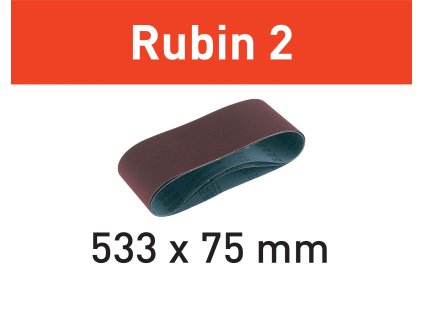 Festool Brúsny pás Rubin 2 L533X 75-P60 RU2/10