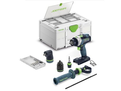 Festool Akumulátorový príklepový vŕtací skrutkovač QUADRIVE TPC 18/4 I-Basic-Set