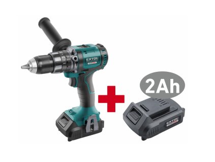 Vŕtačka s príklepom Share20V,1x 2Ah Li ion, 2,4A nabíjačka + DARČEK