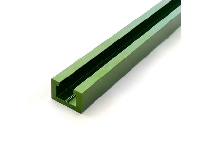 T-TRACK Standart profilová lišta zelená 122cm 8,3mm/12,1mm