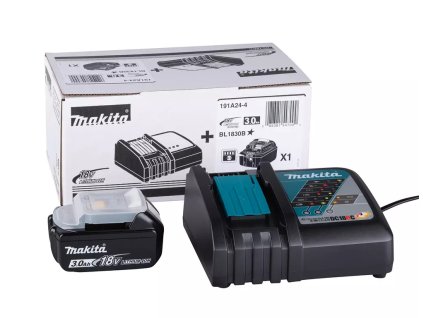 sada akumulátor+nabíjačka BL1830B+DC18RC 191A24 4 MAKITA