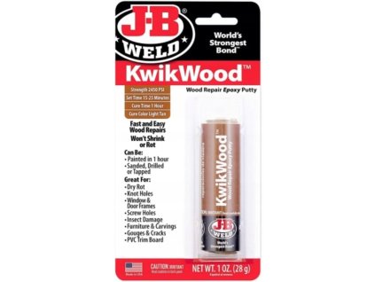 JB WELD 8257 Epoxidový tmel na opravu dreva KwikWood 28g