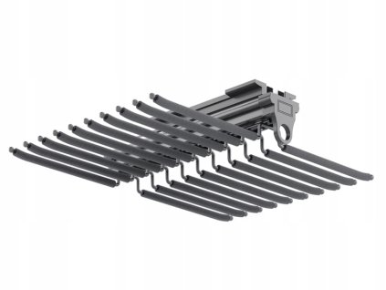 ATM Výsuvný vešiak na nohavice dvojitý SYMPHONY WB-668 Antracit P35 25816