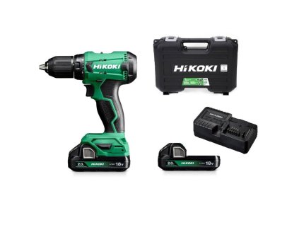 hikoki aku skrutkovac 18v 2 x 2 ah nabijacka kufor ds18dawcz