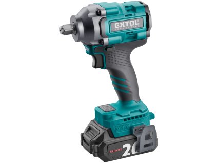 EXTOL 20V Aku rázový uťahovák 500Nm 1 2″ 1x2Ah 8791814