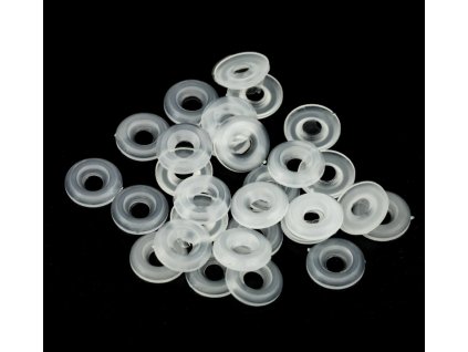 Podložka pod skrutku plast, cena za 100ks bezfarebná