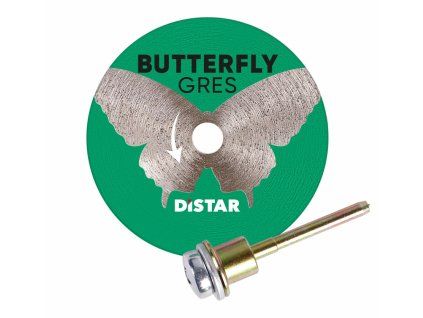 DISTAR Diamantový kotúč BUTTERFLY Gres 45mm + tŕň 11133053027