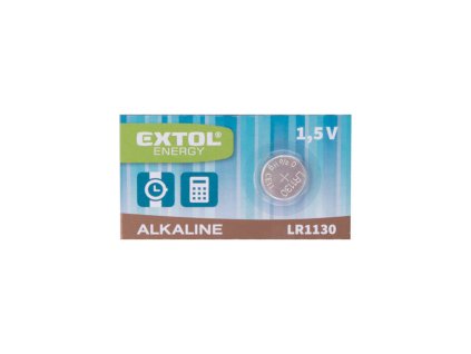 batéria gombíková EXTOL LR1130 1ks 42055